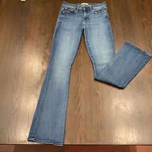 womens gap baby boot jeans